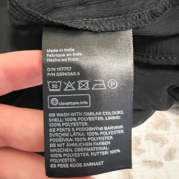 2/$15 H&M - Black Blouse - Picture 6 of 6